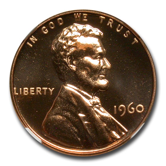 1960 Lincoln Cent PF-69 NGC (Red, Large Date) 1960 Lincoln Cent PF-69 NGC (Red, Large Date)