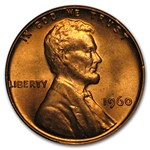 1960 Lincoln Cent Small Date 50-Coin Roll BU