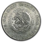 1960 Mexico Silver 10 Pesos 150th Anniversary Avg Circ