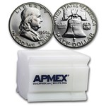 1960 Proof Franklin Half Dollar 20-Coin Roll
