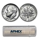 1960 Roosevelt Dime 50-Coin Roll BU