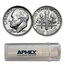 1960 Roosevelt Dime 50-Coin Roll BU