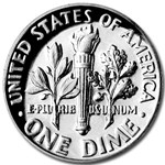 1960 Roosevelt Dime Gem Proof