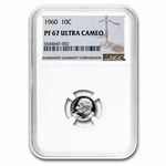 1960 Roosevelt Dime PF-67 UCAM NGC