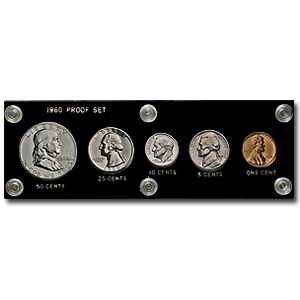 1960 U.S. Proof Set (Large Date, Hard Plastic Holder)