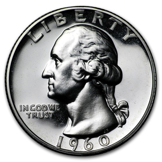 1960 Washington Quarter Gem Proof 1960 Washington Quarter Gem Proof