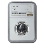 1960 Washington Quarter PF-67 NGC