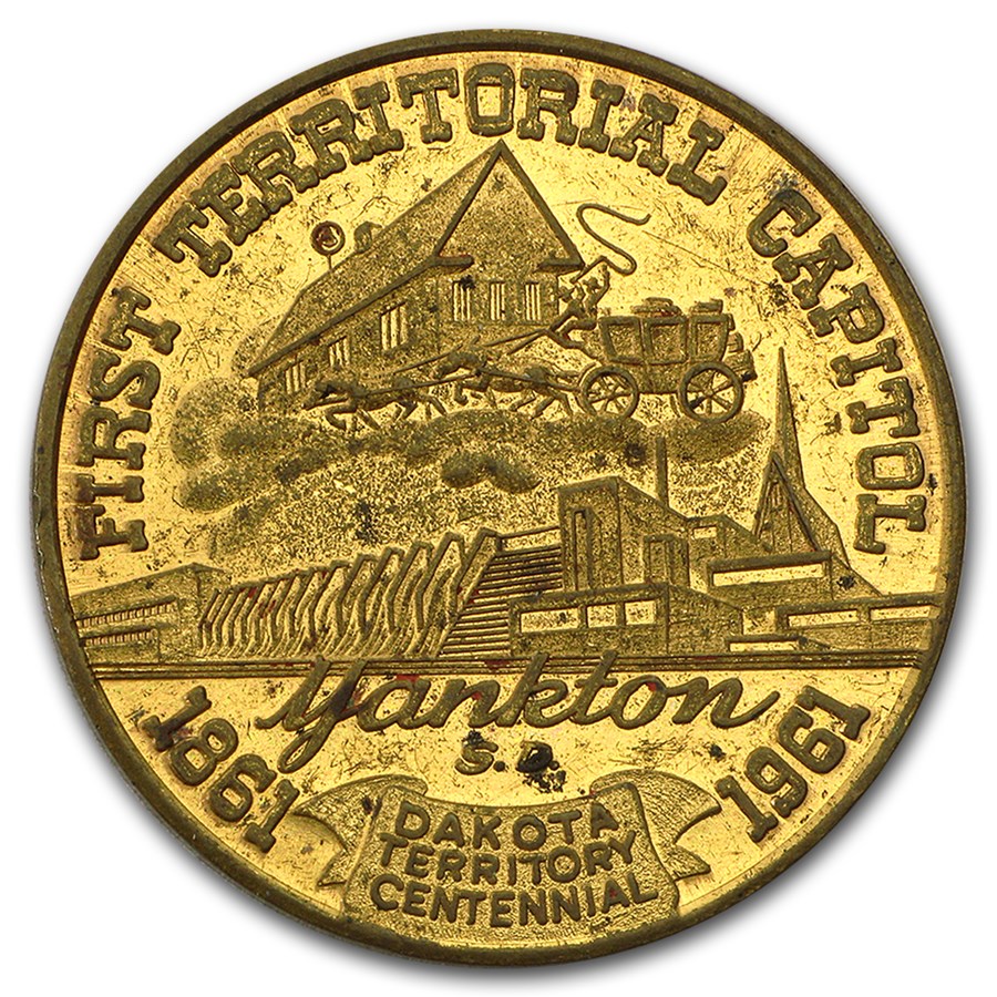 Buy 1961 1st Territorial Capital, Yankton, SD Good For Medal APMEX