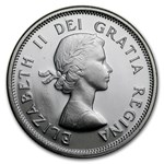 1961 Canada Silver 25 Cents BU/Prooflike