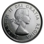 1961 Canada Silver 50 Cents Elizabeth II BU/Prooflike