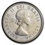1961 Canada Silver Dimes 50-Coin Roll BU