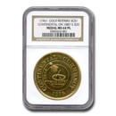 (1961) Continental Dollar Restrike on an 1887-S $20 MS-64 PL NGC (1961) Continental Dollar Restrike on an 1887-S $20 MS-64 PL NGC