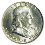1961-D Franklin Half Dollar MS-64 NGC (FBL)