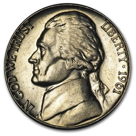 1961-D Jefferson Nickel BU 1961-D Jefferson Nickel BU
