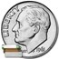 1961-D Roosevelt Dime 50-Coin Roll BU