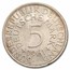1961-F Germany Silver 5 Deutsche Mark AU