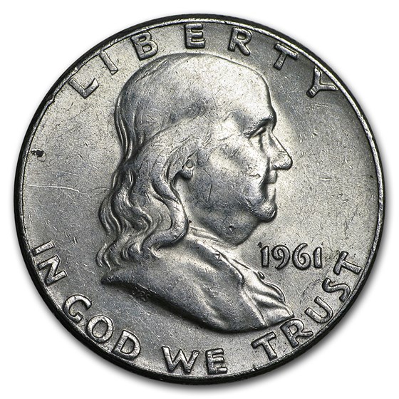 1961 Franklin Half Dollar Fine/AU 1961 Franklin Half Dollar Fine/AU