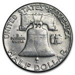 1961 Franklin Half Dollar Fine/AU