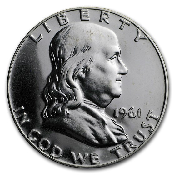 1961 Franklin Half Dollar Gem Proof 1961 Franklin Half Dollar Gem Proof