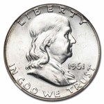 1961 Franklin Half Dollar MS-64 NGC