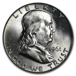 1961 Franklin Half Dollar MS-64 PCGS