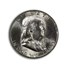 1961 Franklin Half Dollar MS-65 NGC (FBL, Clipped Planchet)