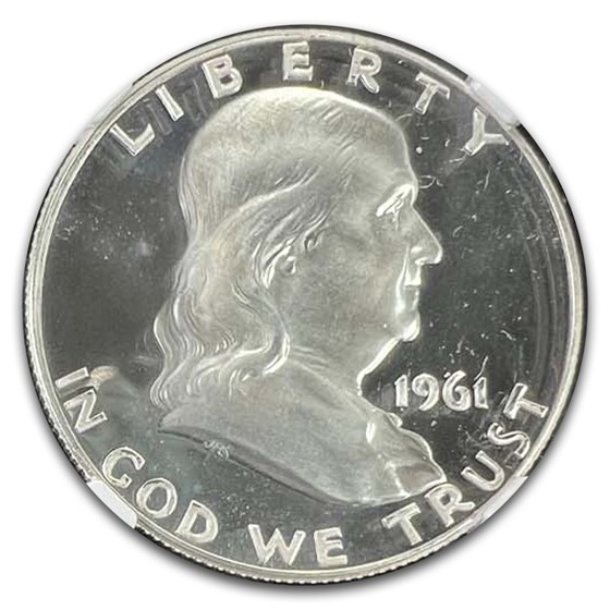 1961 Franklin Half Dollar PF-68 UCAM NGC