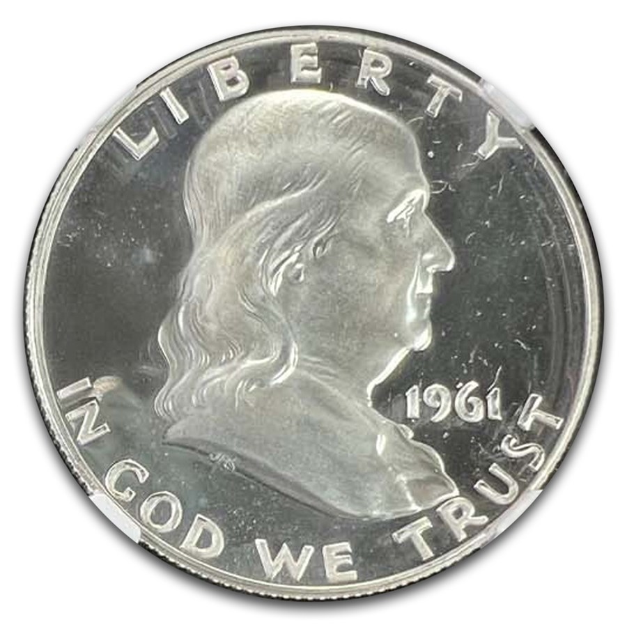 1961 Franklin Half Dollar PF-68 UCAM NGC