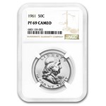 1961 Franklin Half Dollar PF-69 Cameo NGC