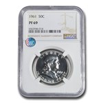 1961 Franklin Half Dollar PF-69 NGC