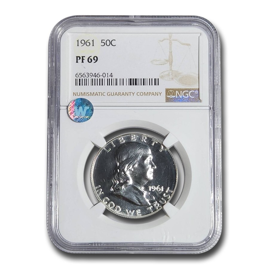 1961 Franklin Half Dollar PF-69 NGC