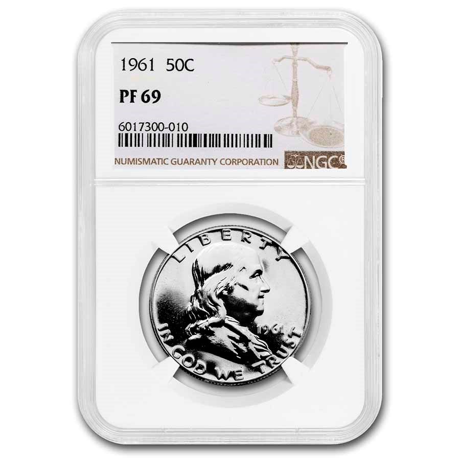 1961 Franklin Half Dollar PF-69 NGC