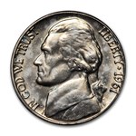 1961 Jefferson Nickel 40-Coin Roll BU