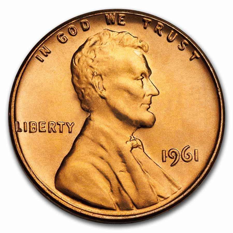 1961 Lincoln Cent BU (Red)