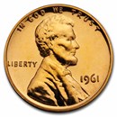 1961 Lincoln Cent Gem Proof (Red)