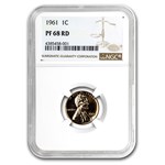 1961 Lincoln Cent PF-68 NGC (Red)