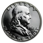 1961 Proof Franklin Half Dollar 20-Coin Roll