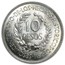 1961 Uruguay Silver 10 Pesos Gaucho WTC Gem Unc PCGS