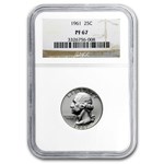 1961 Washington Quarter PF-67 NGC