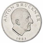 1962 Austria Silver 25 Schilling Anton Bruckner Proof