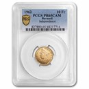 1962 Burundi Gold 10 Francs Independence PR-65 Cameo PCGS