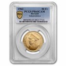 1962 Burundi Gold 50 Francs Independence PR-65 Cameo PCGS