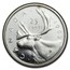1962 Canada Silver 25 Cents BU/Prooflike