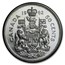1962 Canada Silver 50 Cents Elizabeth II BU/Prooflike