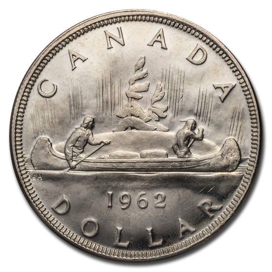 1962 Canada Silver Dollar BU/Prooflike 1962 Canada Silver Dollar BU/Prooflike