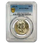 1962-D Franklin Half Dollar MS-66 PCGS