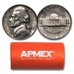 1962-D Jefferson Nickel 40-Coin Roll BU