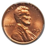 1962-D Lincoln Cent MS-67 PCGS (Red)