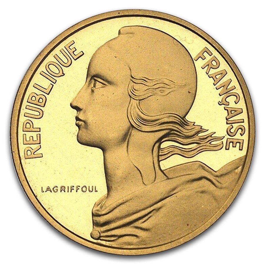 1962 France Piefort 10 Centimes PF-66 UCAM NGC