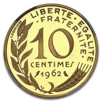 1962 France Piefort 10 Centimes PF-66 UCAM NGC